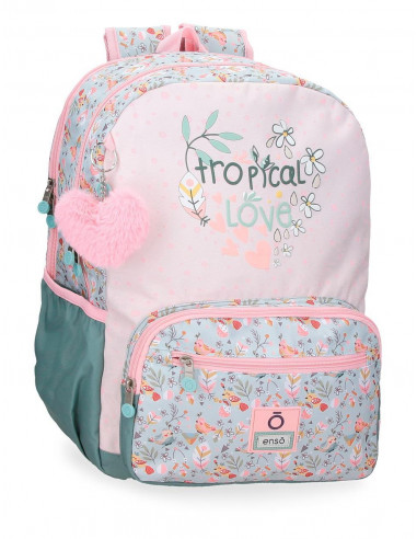 96426D1 MOCHILA ADAP. 42CM. 2C. ENSO TROPICAL LOVE